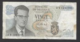 België Belgique Belgium 15 06 1964 -  20 Francs Atomium Baudouin. 3 Y 1243901 - 20 Franchi