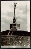 Ref 1285 - Early Photo Postcard - War Memorial Aberystwyth - Cardiganshire Wales - Cardiganshire