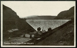 Ref 1286 - Early Postcard - Caban Coch Dam - Elan Valley - Radnorshire Wales - Radnorshire