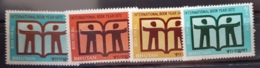 BHOUTAN, Livres, Livre, Presse, Journaux. ANNEE INTERNATIONALE DU LIVRE. 4 Valeurs En 1972.  MNH ** - Other & Unclassified