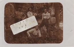 PIRNA - Quatre Hommes Qui Posent En 1914 ( Carte-photo ) - Pirna