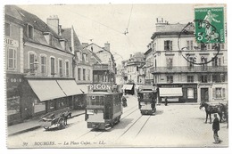 CPA CHER 18 BOURGES  La Place CUJAS N°92 - Bourges