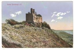 CPA 67  Elsass, Alsace, SPESBURG Ruine - Schulen