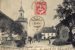 CPA CHAMPVENT ( Suisse Vaud)  Ecrite En 1903 - Champvent 