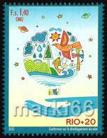 United Nations - Geneva - 2012 - Rio+20, Earth Summit - Mint Stamp - Nuovi