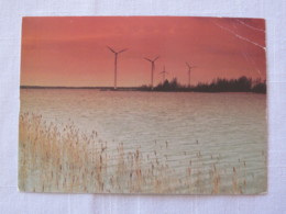 Finland 1993 Postcard " Wind Energy " Korsnas To England - Machine Franking - Cartas & Documentos