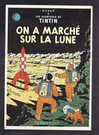 CPSM TINTIN ET MILOU - ALBUM ON A MARCHE SUR LA LUNE - ILLUSTRATION DESSIN Hergé 1981 Casterman - Hergé