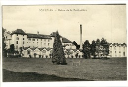 Carte Postale Ancienne Corbelin - Usine De La Romatière - Industrie - Corbelin