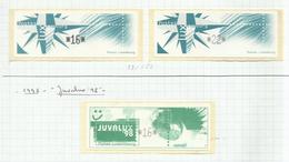 Luxembourg DISTRIBUTEUR N°3, 4 Neufs** Cote 5 Euros - Postage Labels