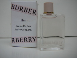 BURBERRY" HER" MINI EDP 5 ML  LIRE ET VOIR!! - Miniatures Femmes (avec Boite)