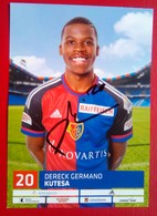 FC Basel Dereck Germano Kutesa  Signed Card - Autógrafos