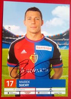 FC Basel  Marek Suchy   Signed Card - Autografi