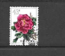 Timbre Chine 1964 - Peony - Used Stamps