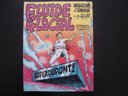 1977 Bande Dessinée FLUIDE GLACIAL N° 13 Dessins Humour - Fluide Glacial