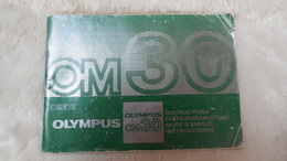 Domaine Photographie, Livret Olympus OM 30 - Matériel & Accessoires