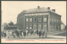 MOMIGNIES - Un Coin De La Grand Place Pensionant De Jeunes Filles Françaises Ed. J. Gerday Lemye  - 13890 - Momignies