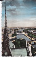 CPSM PARIS VUE PANORAMIQUE PRISE DE NOTRE DAME - Panoramic Views