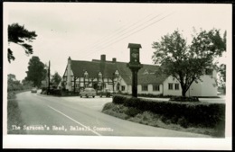 Ref 1288 - Real Photo Postcard - Cars Outside The Saracen's Head - Balsall Common Solihull & Coventry Warwickshire - Andere & Zonder Classificatie