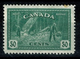 Ref 1290 - Canada 1946 - 50c Green - SG 405 - Mint Stamp Cat £16 - Ongebruikt