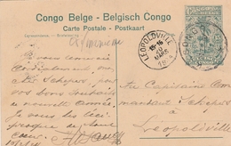 Congo Belge Entier Postal Illustré 1924 - Postwaardestukken