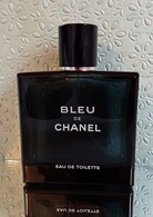 Flacon Vaporisateur "BLEU CHANEL"  De CHANEL  Eau De Toilette  100 Ml VIDE/EMPTY Pour Collection Ou Décoration - Bottles (empty)