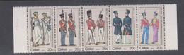 South Africa-Ciskei Scott 63a-e 1983 Military Uniforms, Mint Never Hinged - Ciskei