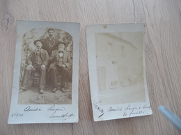 2 Carte Photo 95 Val D'Oise Cachet Valmondois Famille Socrate T....? - Valmondois