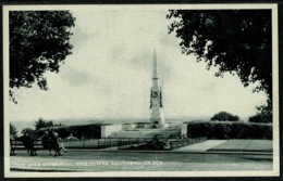 Ref 1291 - Early Postcard - Southend-on-Sea War Memorial - Essex - Southend, Westcliff & Leigh