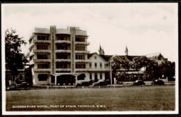 Ref 1292 - Real Photo Postcard - Art Deco - Queens Park Hotel Port Of Spain - Trinidad BWI - Trinidad