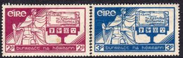 Ireland 1937 Constitution Day Set Of 2, Hinged Mint, SG 105/6 - Neufs