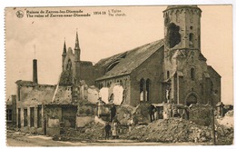 Diksmuide, Dixmude, Ruines De Zarren Lez Dixmude, L'Eglise (pk59347) - Diksmuide