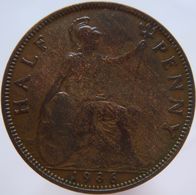 LaZooRo: UK Great Britain 1/2 Penny 1936 XF - C. 1/2 Penny