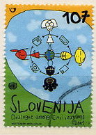 SLOVENIA 2001 Dialogue Between Civilisations Used  Michel 367 - Slovénie