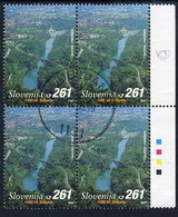 SLOVENIA 2001 Millenary Of Solkan Block Of 4 Used. Michel 349 - Slovenia