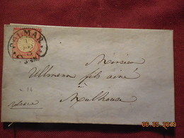 Lettre De 1873 D'Allemagne à Destination De Mulhouse - Brieven En Documenten