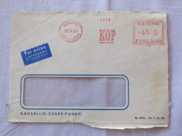 Finland 1961 Cover Helsinki - Machine Franking - Covers & Documents