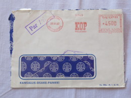 Finland 1962 Cover Helsinki To London - Machine Franking - Briefe U. Dokumente