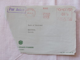 Finland 1963 Front Of Cover Helsinki To Canada - Machine Franking - Lettres & Documents