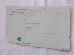 Finland 1963 Front Of Cover Helsinki To Canada - Machine Franking - Briefe U. Dokumente