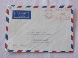 Finland 1966 Cover Helsinki To Germany - Machine Franking - Lettres & Documents