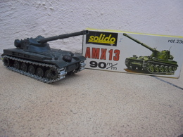 SOLIDO - CHAR AMX 13 T Canon De 90 Mm Hombourg Made In France Ref. 230 échelle 1:50 Tank Blindé Métal @ No China ! - Tanks