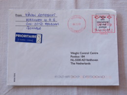 Finland 2000 Cover Helsinki To Holland - Machine Franking - Briefe U. Dokumente