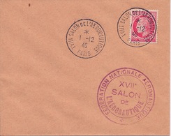 FRANCE - 17ÈME SALON AERONAUTIQUE PARIS ORLY 1946 - 1927-1959 Lettres & Documents