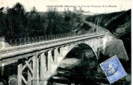 N°72738 -cpa Coutances Le Pont Du Tramway De La Manche- - Ouvrages D'Art