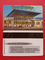 Cinécarte Carte Privilège Ciné Dôme Cinéalpes Media Billets  (BC0415 - Kinokarten