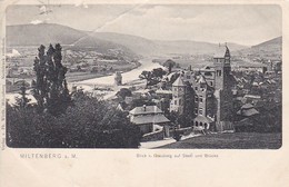 AK Miltenberg A. M. - Blick V. Grauberg Auf Stadt Und Brücke - 1910 (41061) - Miltenberg A. Main
