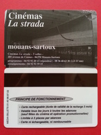 Cinécarte Carte La Strada Mouans Sartoux 06370 Media Billets  (BC0415 - Cinécartes