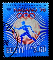 ESTONIA  1998 -  OLIMPIC GAMES  NAGANO  -  Used Stamps  (o)  ALB - 62 - 26- 5 - Hiver 1998: Nagano