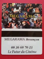 Cinécarte Carte MEGARAMA Besançon Affiches Cinéma  (BC0415 - Cinécartes
