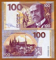 X. RARE : CZECHOSLOVAKIA , PRIVATE ISSUE - 100 KORUN 2018 , MASARYK - UNC - Tchécoslovaquie